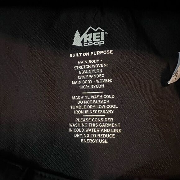 REI CO-OP black outdoor pants adjustable waist and inseam - Picture 4 of 10